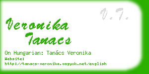 veronika tanacs business card